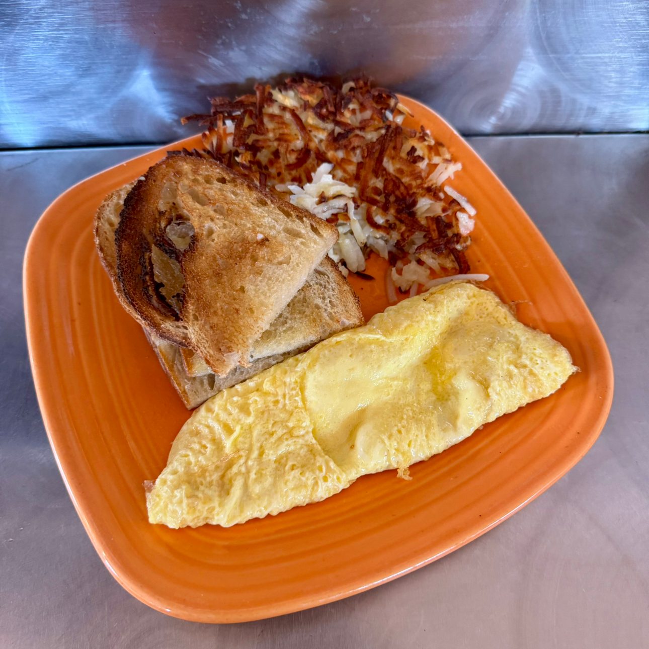 Mini Cheese Omelette.