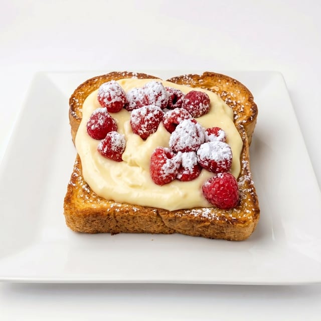 Raspberry Ricotta French Toast.